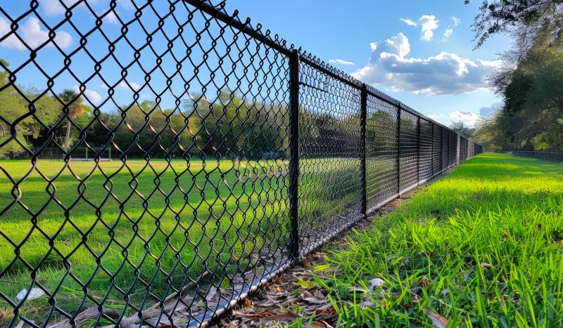 Chain Link Security Fence